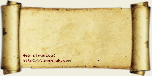 Mia Orbović vizit kartica